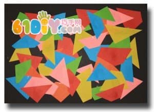 简单的幼儿拼贴