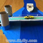 纸芯纸盒DIY制作大桥