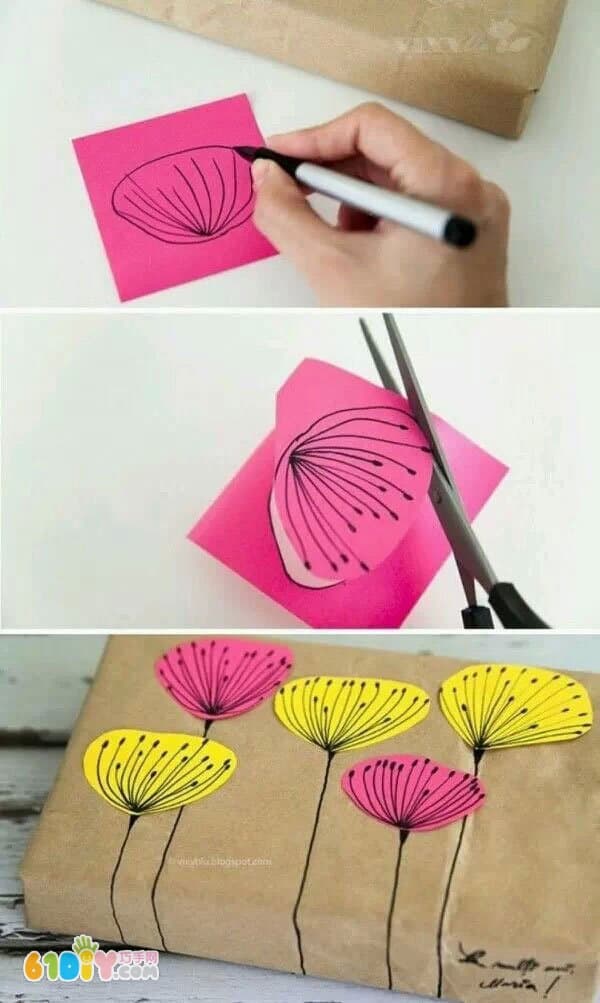 DIY制作简单漂亮的花朵