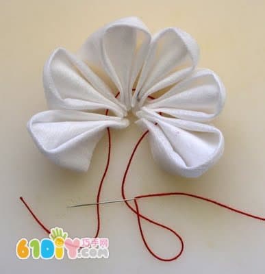 厨房纸和湿巾DIY制作日本簪子花