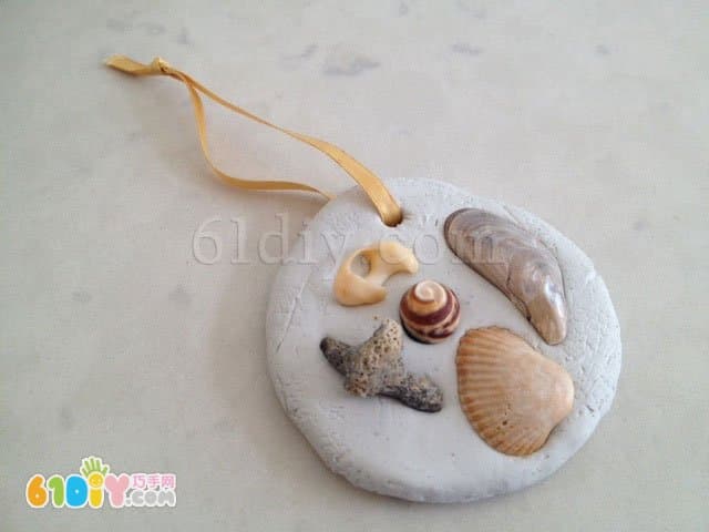 教师节礼物：漂亮的黏土贝壳挂饰