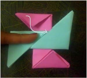 飞镖折纸方法