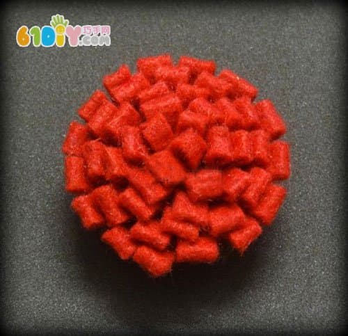 不织布花朵制作教程
