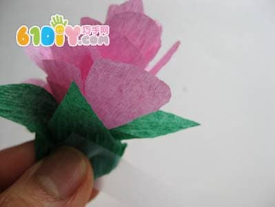 皱纹纸花DIY制作