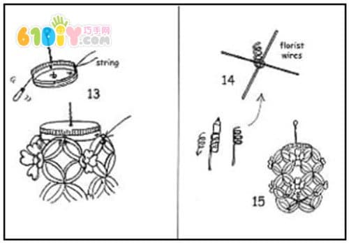 卷纸芯手工制作中秋节花灯