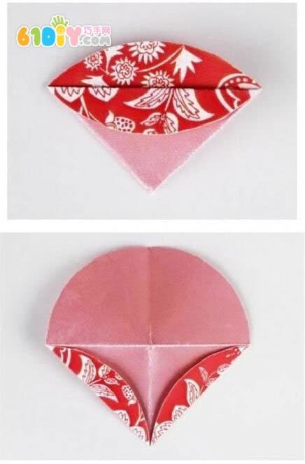折纸拼花贺卡手工制作