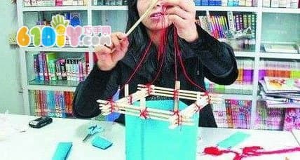 一次性筷子手工制作灯笼