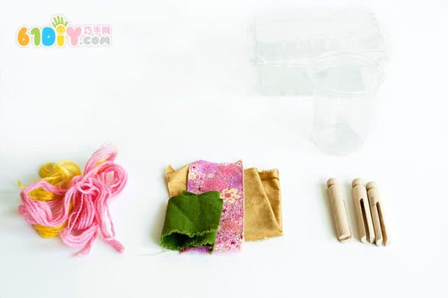 儿童手工制作木衣夹精灵