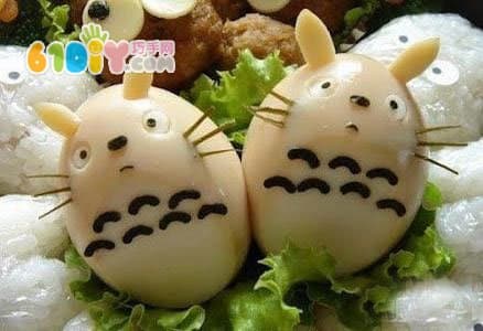 趣味美食：鸡蛋DIY制作龙猫