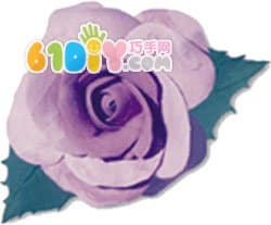 粘土手工制作玫瑰花