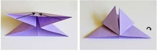 立体蝴蝶折纸步骤