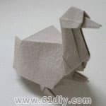 立体小鸭子折纸