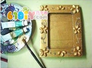 开心果壳纸板相框DIY