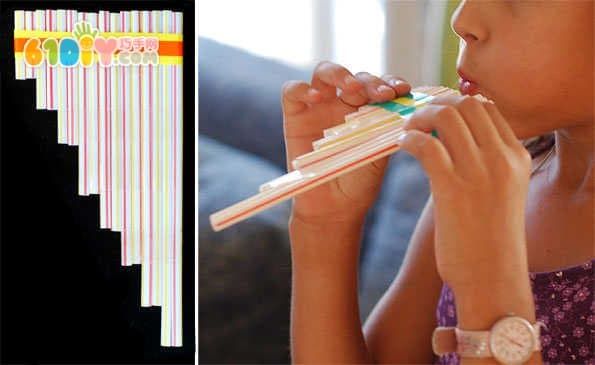 吸管手工制作排箫