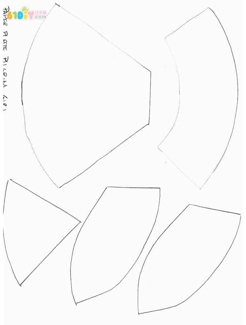 儿童纸盘手工——感恩节朝圣者