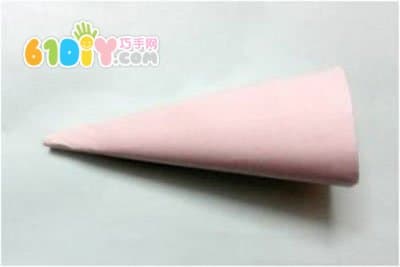 纸盘制作印第安人的帐篷