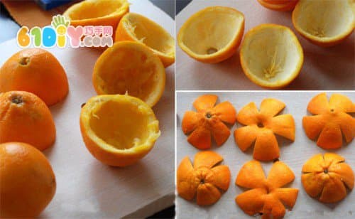 橙子皮手工挂饰制作