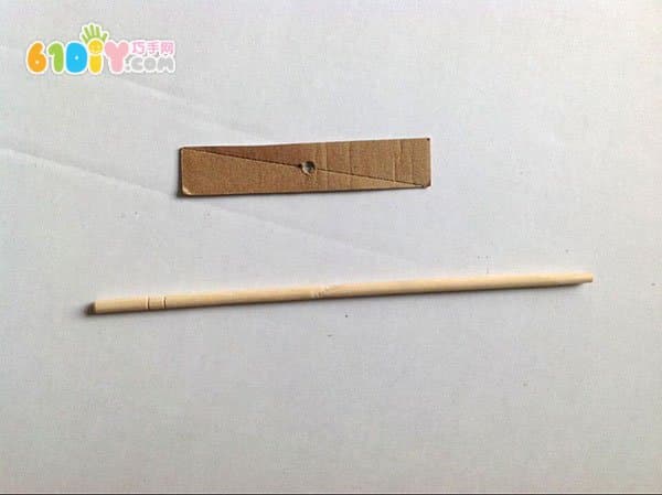 废纸和一次性筷子DIY制作竹蜻蜓