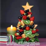 水果圣诞树手工制作