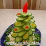 果蔬DIY 黄瓜圣诞树
