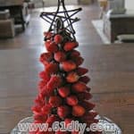 果蔬手工 草莓圣诞树DIY