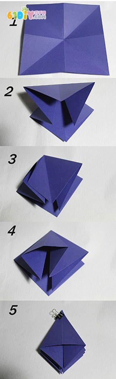 礼物盒折纸教程