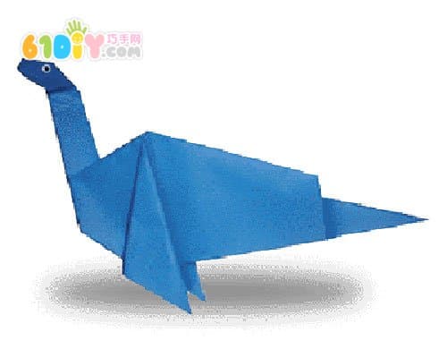 蛇颈龙折纸教程