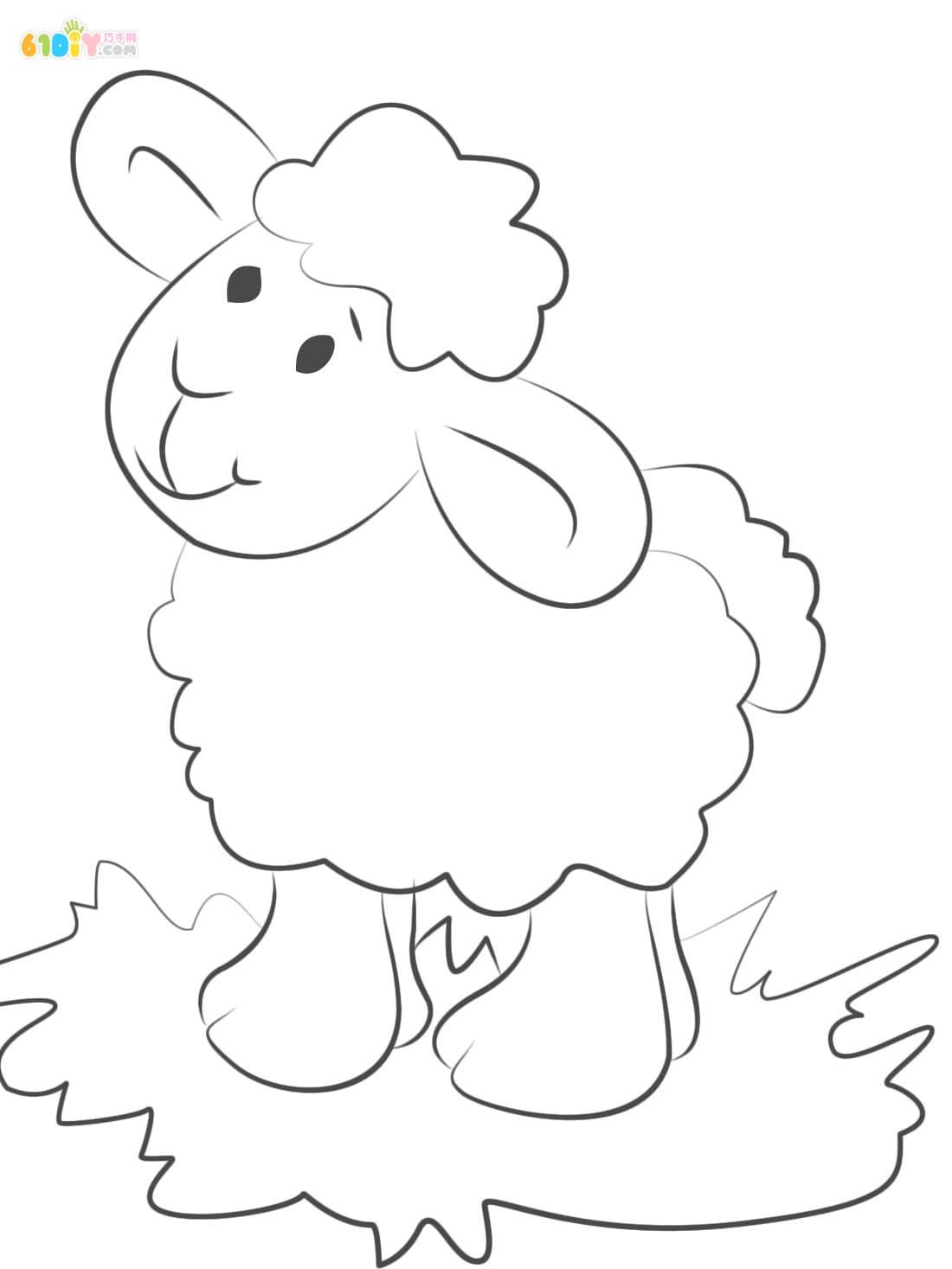 儿童画小羊的画法图解 简笔画图片（灯笼简笔画） - 有点网 - 好手艺