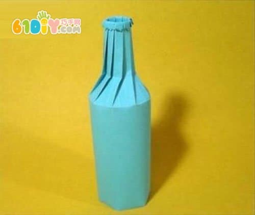 立体花瓶折纸方法