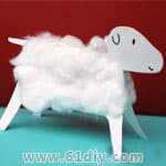 立体手工羊制作