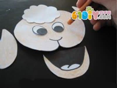 动物手偶DIY 纸袋羊手工制作