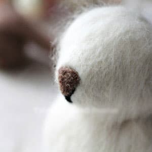 羊毛毡教程 可爱小绵羊