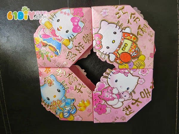 红包手工制作铜钱形灯笼