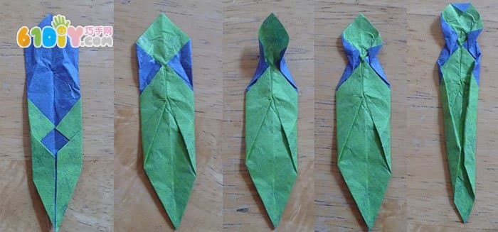 用搓纸折纸蜻蜓