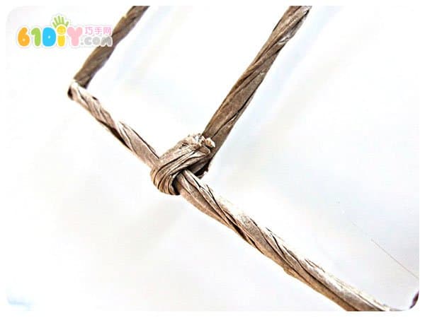纸绳DIY字母手工挂饰
