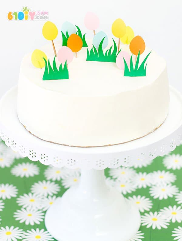 复活节蛋糕装饰彩蛋