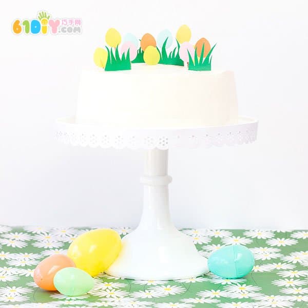 复活节蛋糕装饰彩蛋