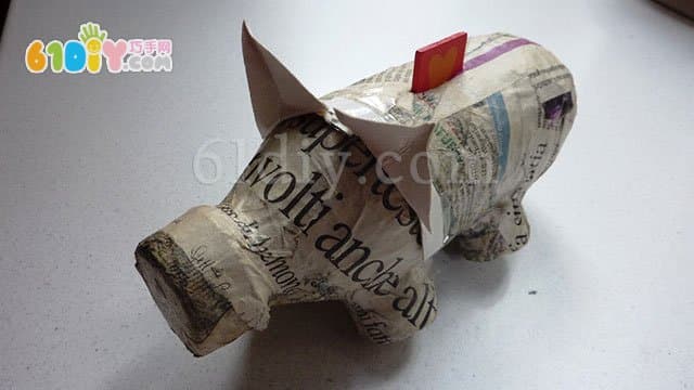 塑料瓶制作小猪储蓄罐