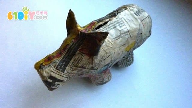 塑料瓶制作小猪储蓄罐