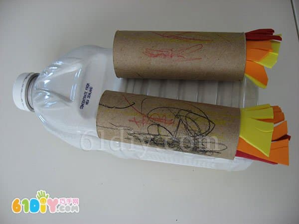 儿童创意diy 饮料瓶制作