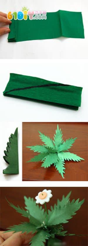 怎样用纸制作小植物