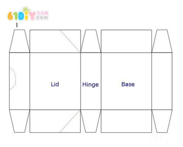 卡纸手工 精美纸盒DIY制作_综合其它_巧巧手幼儿手工网