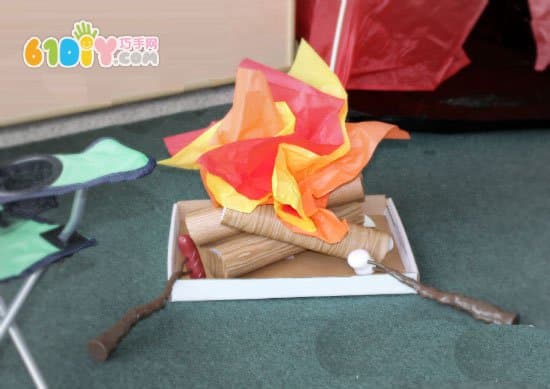 创意儿童DIY 火的手工