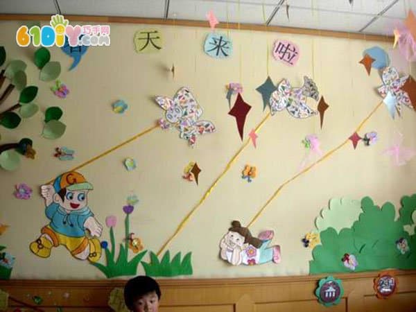 幼儿园春天主题墙布置
