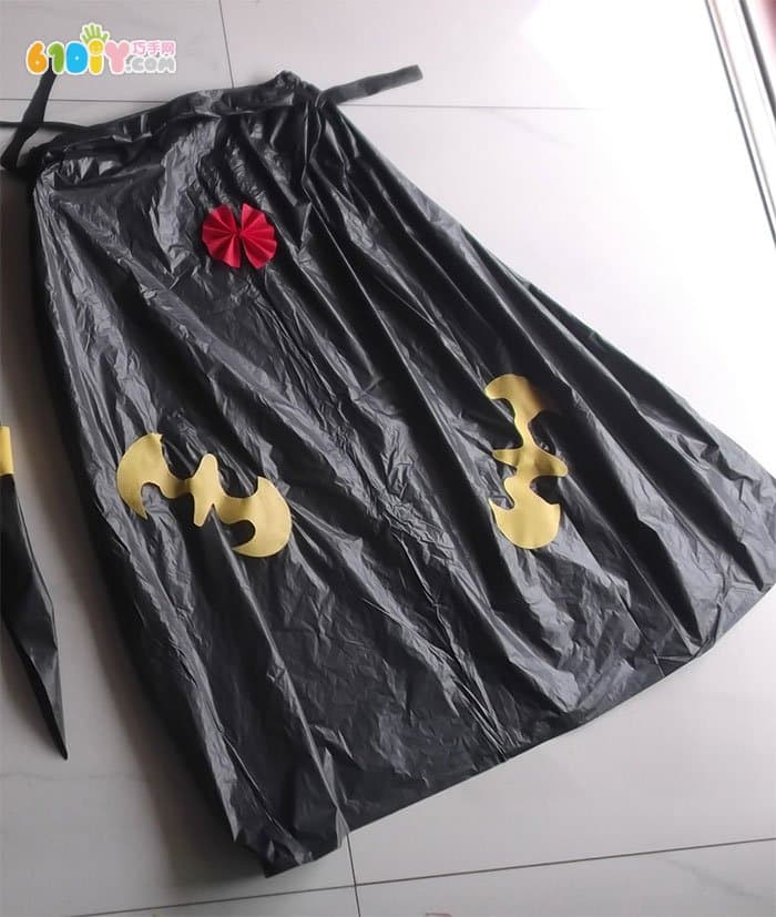 塑料袋DIY蝙蝠侠服饰