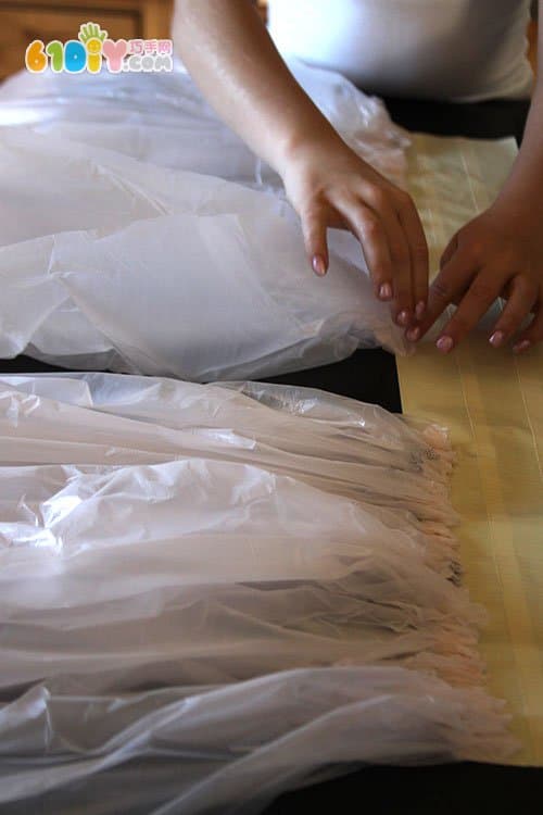 垃圾袋DIY制作吊带蓬蓬裙
