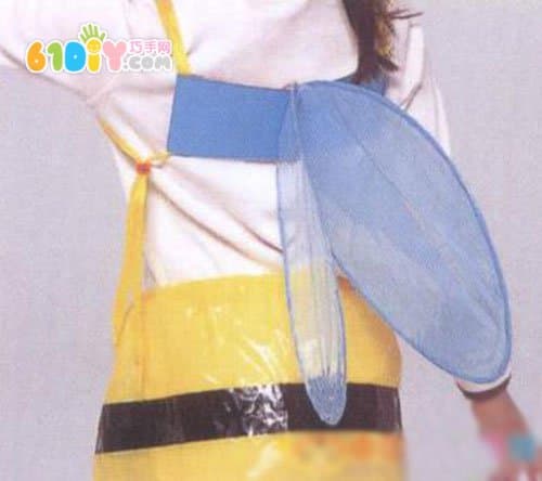 塑料袋制作小蜜蜂演出服