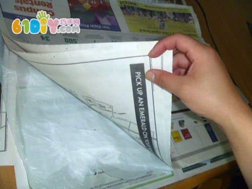 垃圾袋制作可爱的小裙子