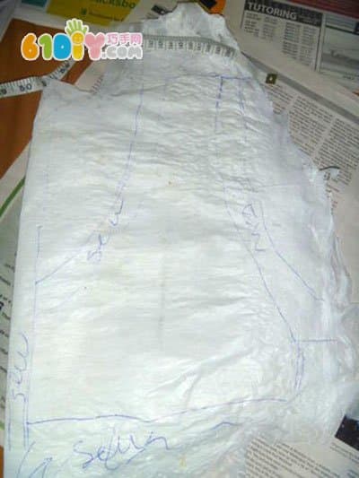 垃圾袋制作可爱的小裙子