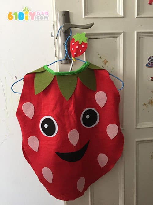 水果娃娃服饰制作教程 草莓精灵_趣味布艺_巧